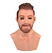 Latex Human Face Mask